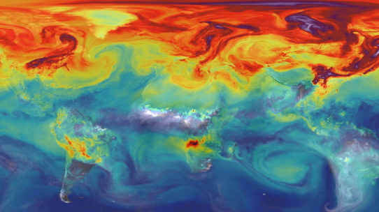 NASA-Simulation zu CO2-Gehalt und globaler Erwärmung
