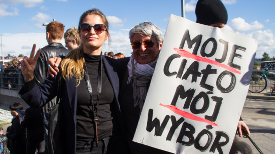 Protest gegen Abtreibungsverbot