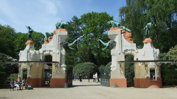Ehemaliger Haupteingang im Tierpark Hagenbeck, Hamburg