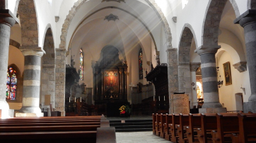 Innenraum der Abteikirche