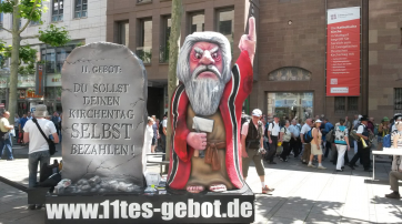 "Moses" beim evangelische Kirchentag in Stuttgart 2015.