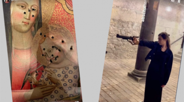 Die beiden Bilder, die Sanija Ameti auf Instagram veröffentlicht hatte