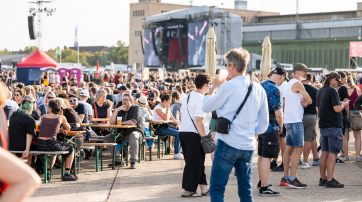 Konzertgelände auf dem Tempelhofer Feld