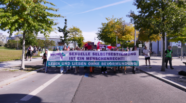 Demo für sexuelle Selbstbestimmung