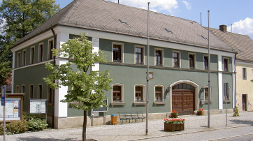 Das Rathaus von Eslarn