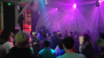 Tanzende in der "Kantine Konstanz"