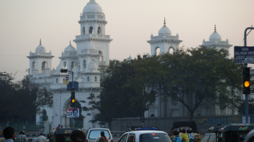 Das Parlamentsgebäude in Hyderabad
