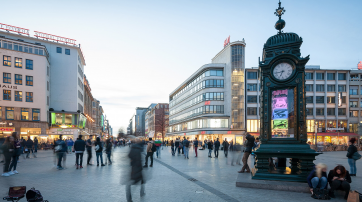 Der "Kröpcke" in Hannover