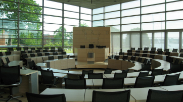 Der Plenarsaal des Schleswig-Holsteinischen Landtages