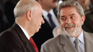 Luiz Inácio Lula da Silva (rechts)