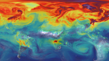 NASA-Simulation zu CO2-Gehalt und globaler Erwärmung