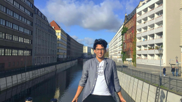 Yahya Ekhou in Deutschland 2019. 