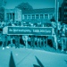 Protest bei Verkündung des Kirchentagsmottos