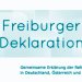 Titelblatt der Freiburger Deklaration (Ausschnitt)