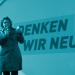 Nicola Beer spricht auf einer Wahlkampfveranstaltung der FDP in Kassel