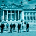 Betroffenenvertreter vor dem Reichstagsgebäude