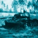 Zerstörter Panzer in Butscha, Ukraine