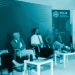 Das Podium bei der Veranstaltung