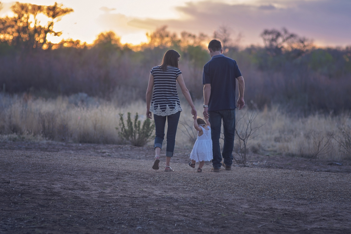 Familie mit Kind 