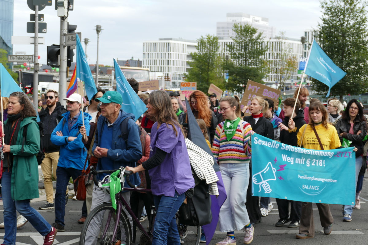 Demo für sexuelle Selbstbestimmung