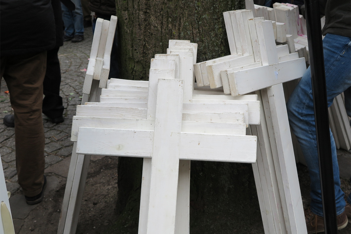 1000 Kreuze Marsch Münster 2016