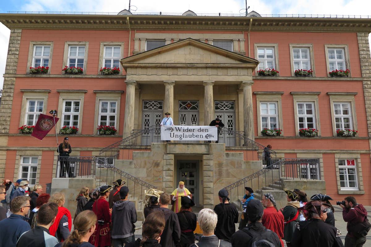 Nudelmesse auf dem Marktplatz von Detmold