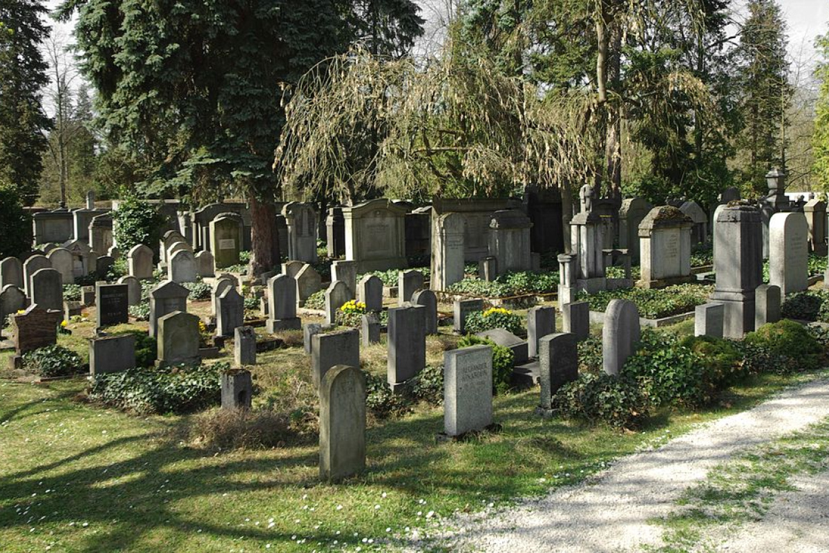 Kindergräber auf dem Neuen Jüdischen Friedhof in Nürnberg