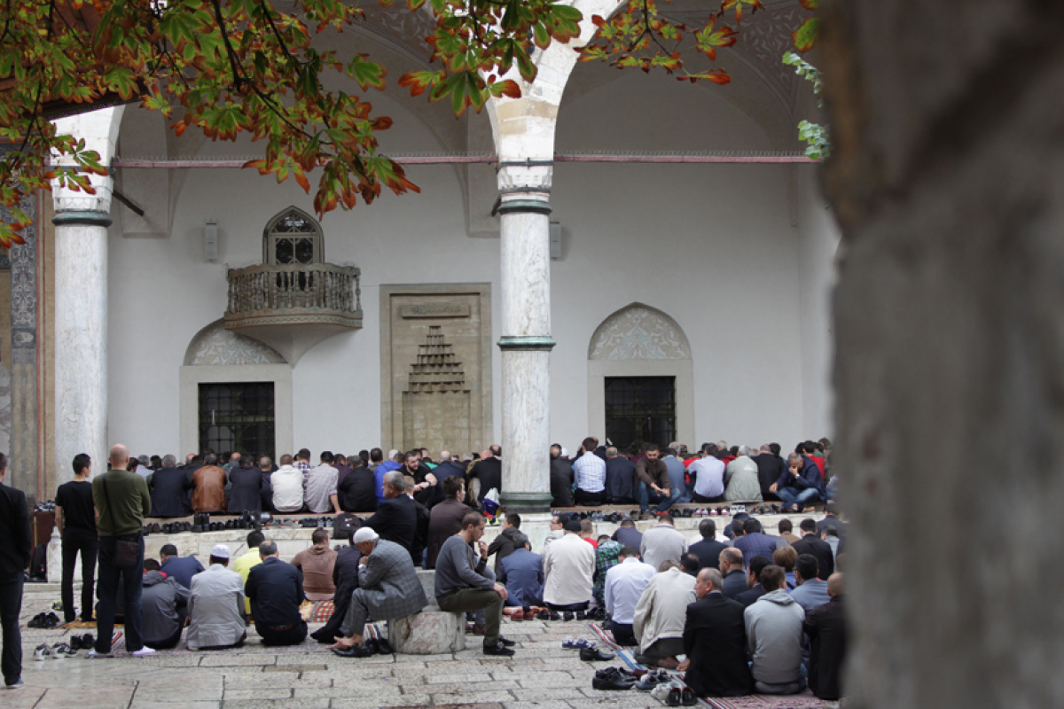 Hof einer Moschee