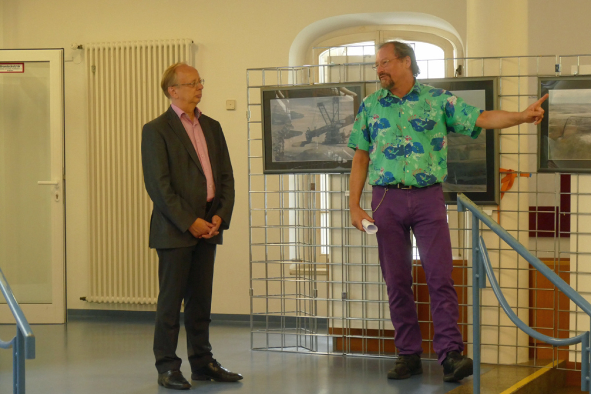Stadtrat Paul-Gerhard Weiß + Peter Menne 