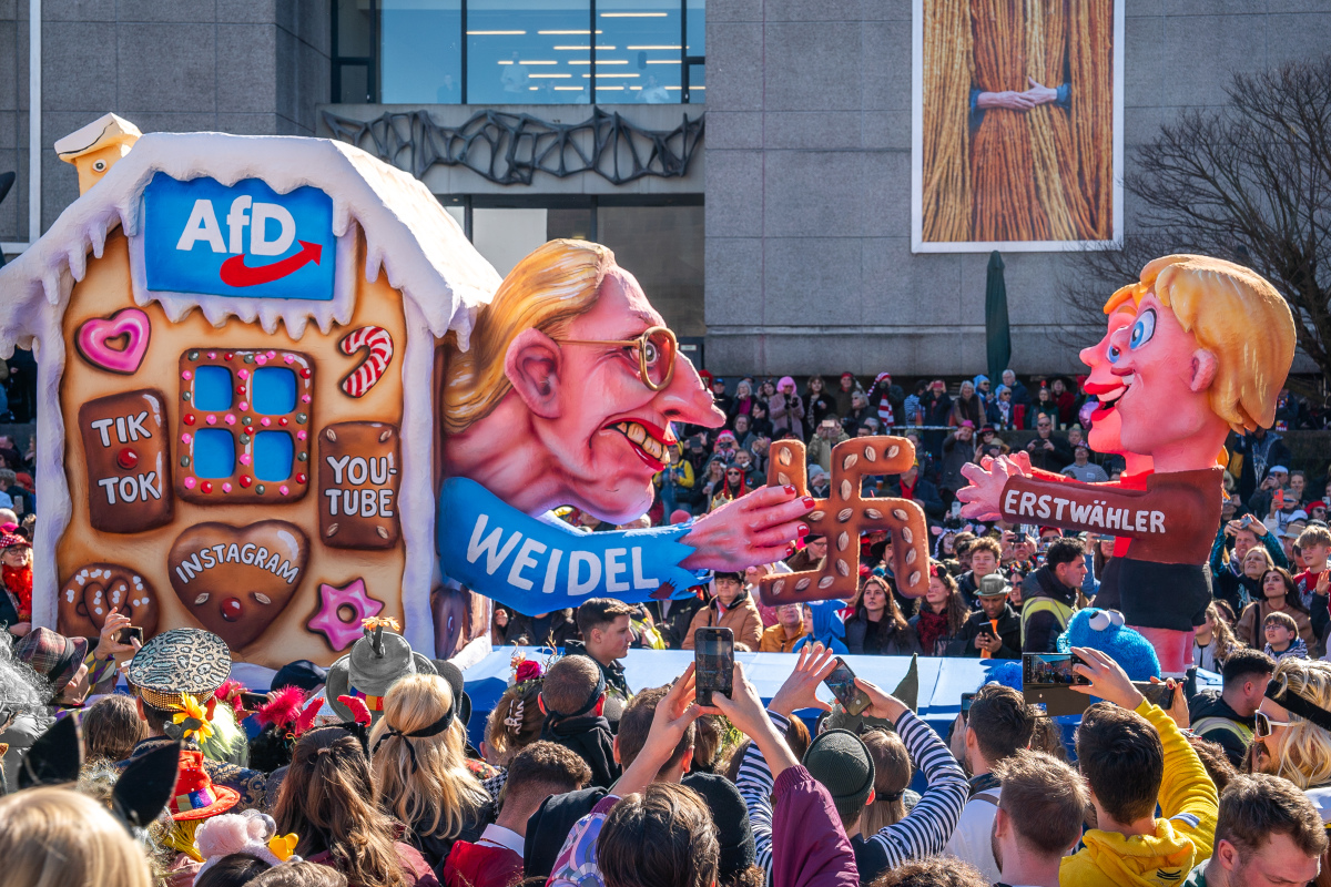 Alice Weidel als Knusperhexe