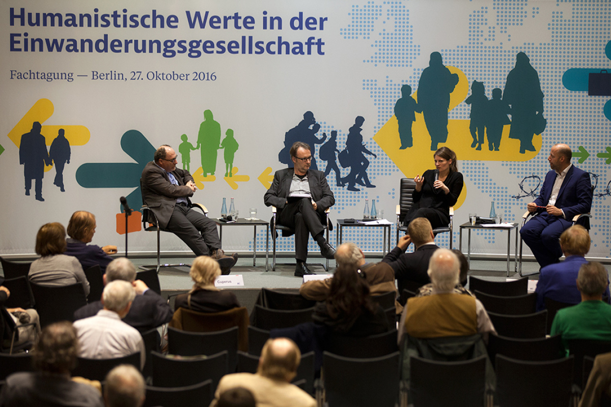 Dr. René Cuperus, Dr.Ralf Schöppner, Dr. Nicole Immler, Arne Lietz