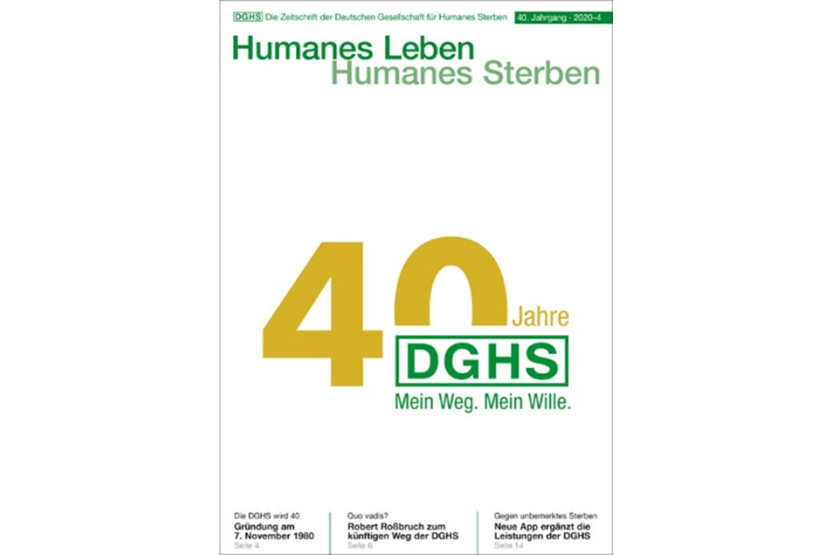 Cover "40 Jahre DGHS"