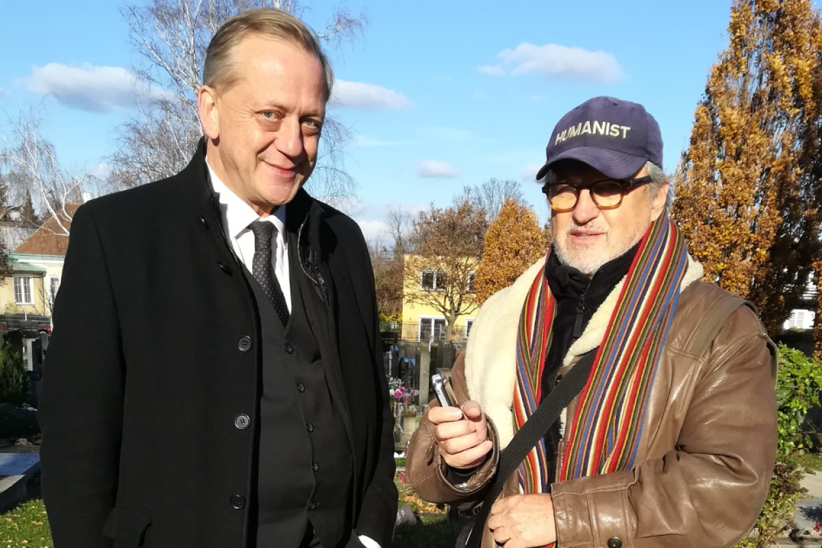 Carl Achleitner mit Dr. Gerhard Engelmayer