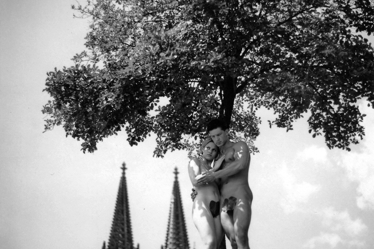 "Adam und Eva" am Kölner Dom