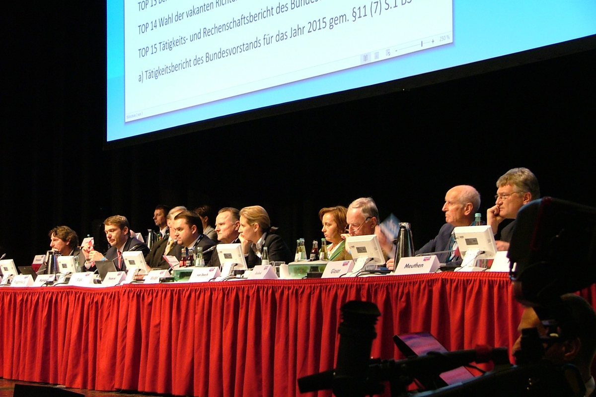 AfD Bundesparteitag am 23. April 2017 in Köln