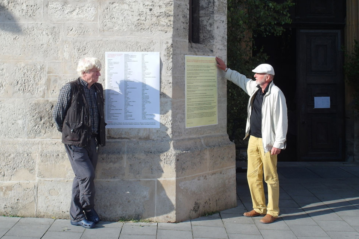 Die Künstler und die Anschläge