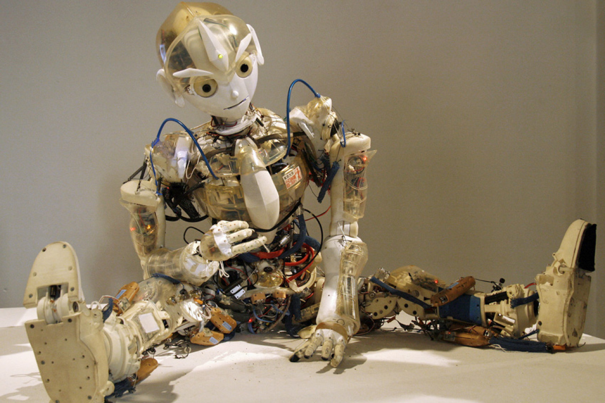 Der an der Universität Tokyo entwickelte humanoide Roboter Kotaro (2008)
