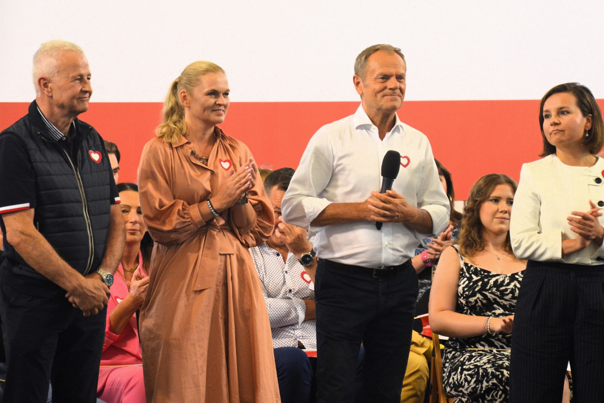 Barbara Nowacka mit Donald Tusk