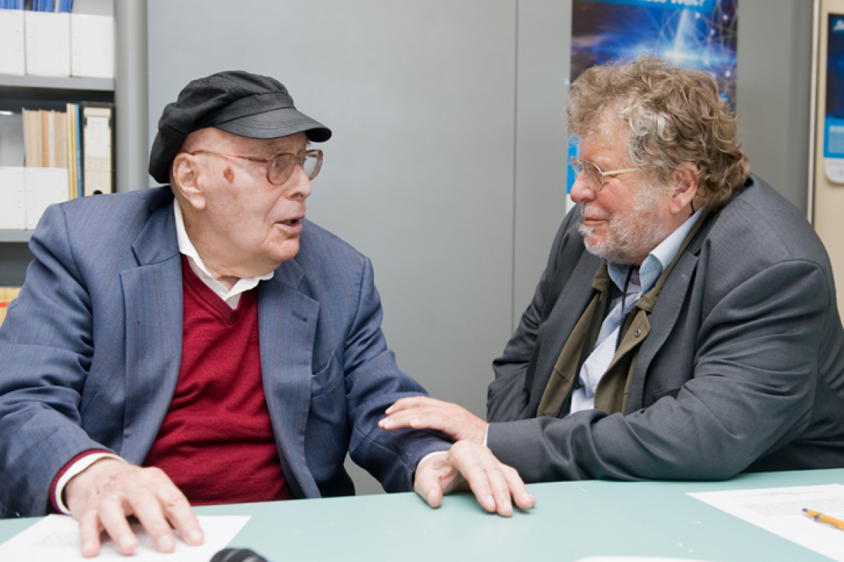 Prof. Dr. Hans Albert und Dr. Gerhard Streminger