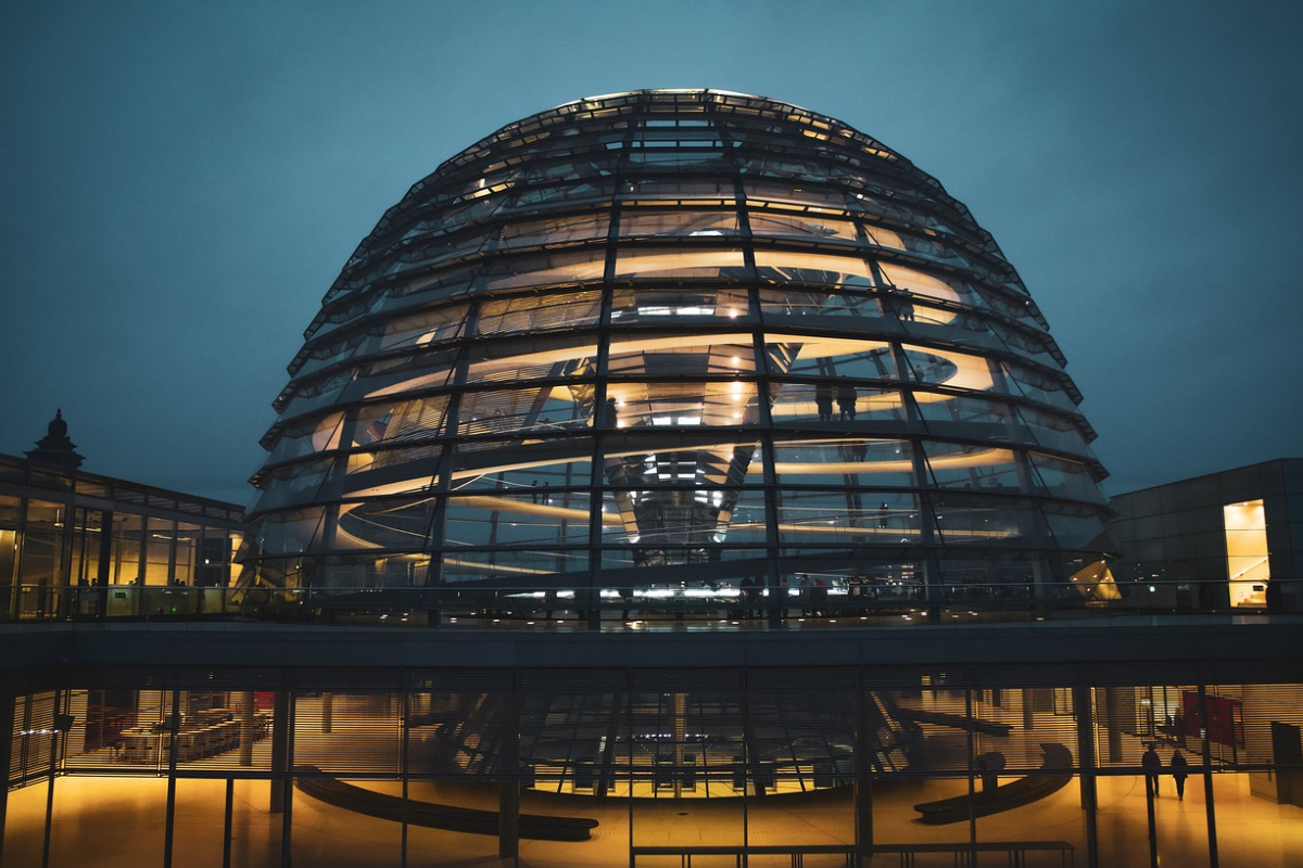 Fraktionsebene im Bundestag
