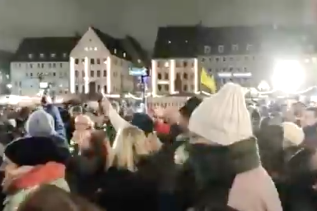 Screenshot aus einem bei Twitter verbreiteten Video