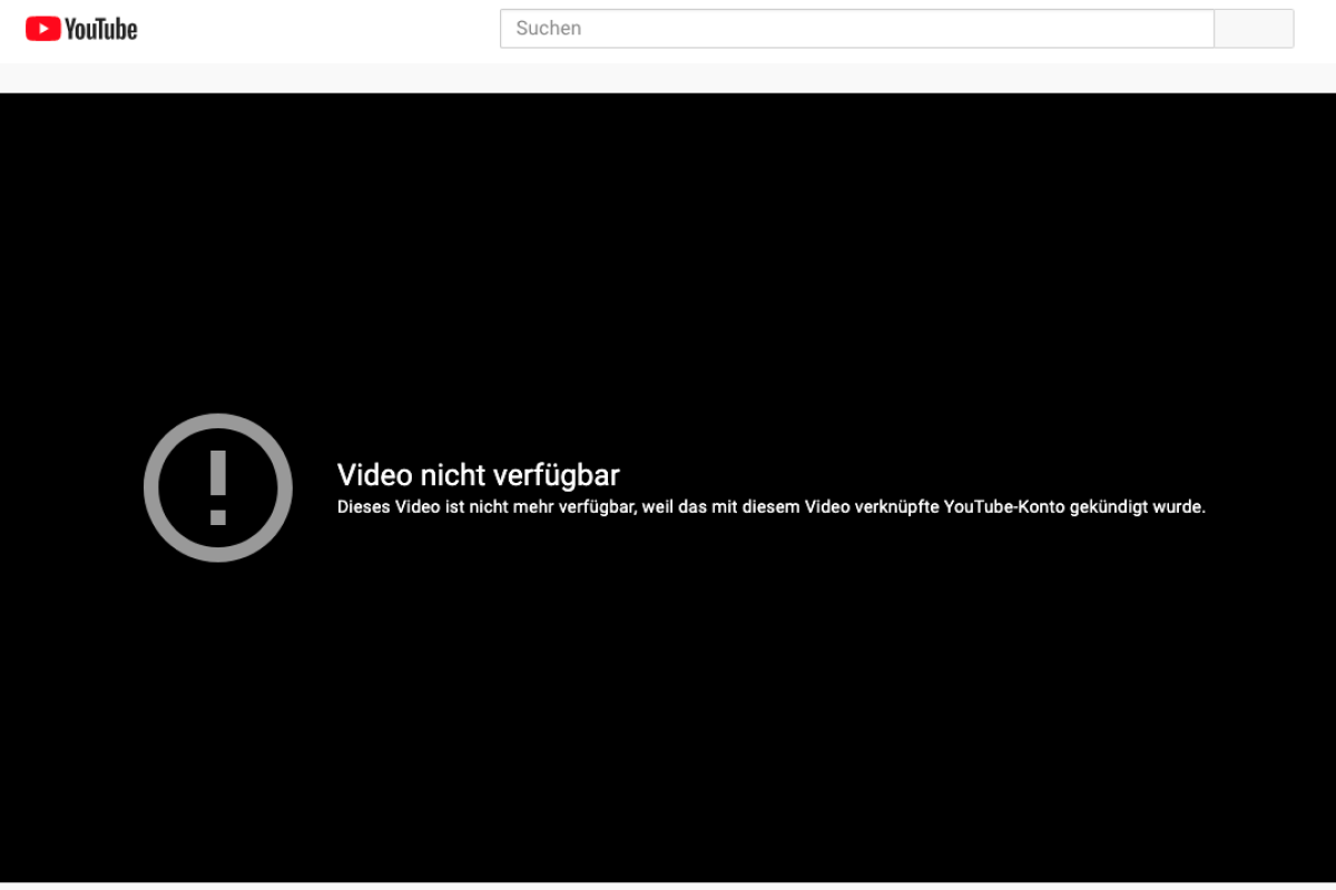 Das Video, das zum „digitalen Terror“ führte, ist bei YouTube nicht mehr verfügbar. 