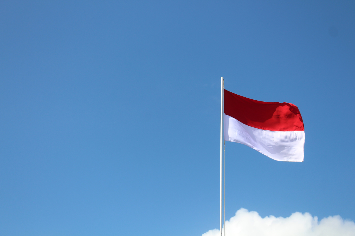 Flagge von Indonesien
