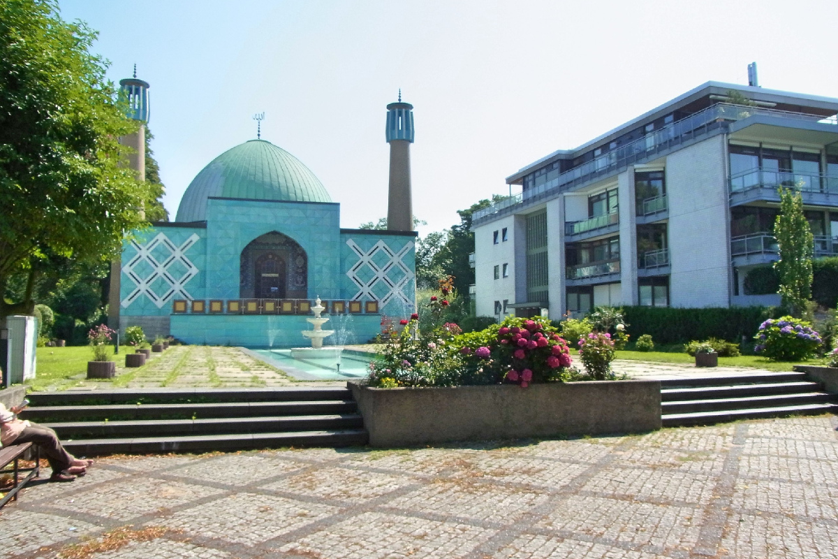 Die nun geschlossene "Blaue Moschee" in Hamburg