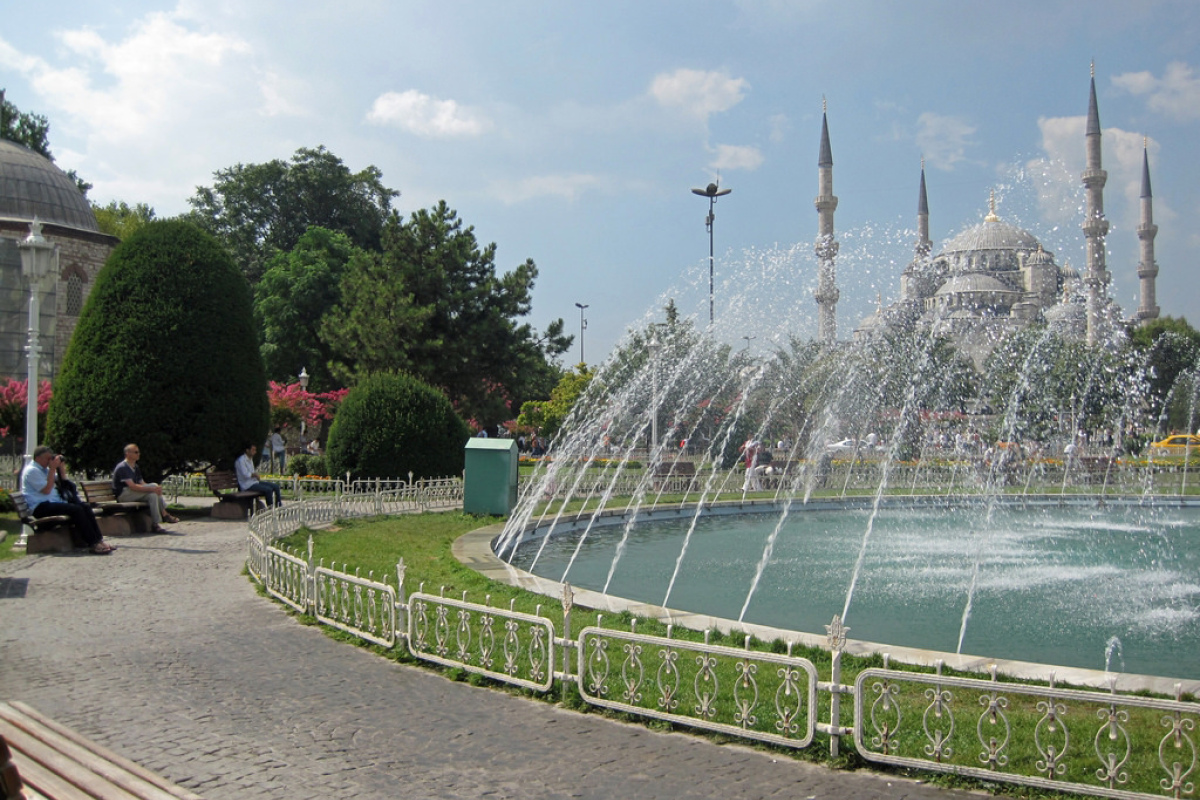 Die Blaue Moschee in Istanbul