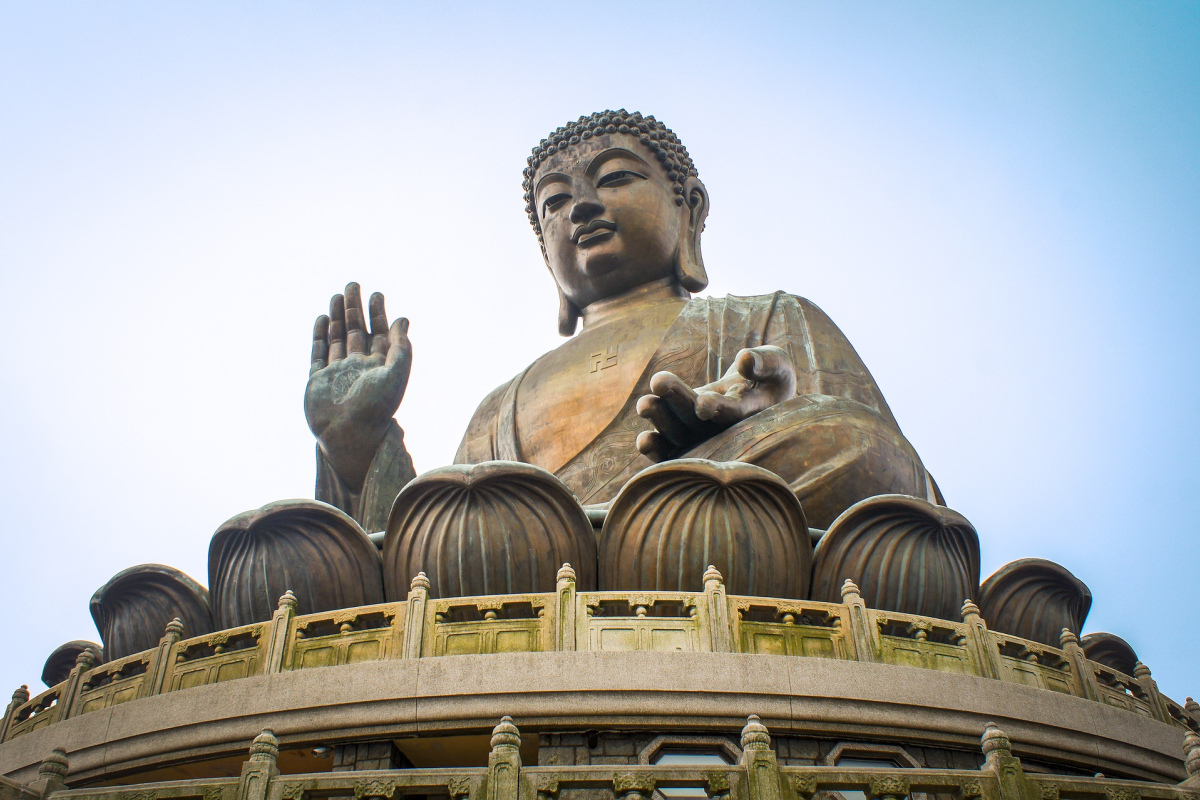 Buddha-Figur in Hong Kong