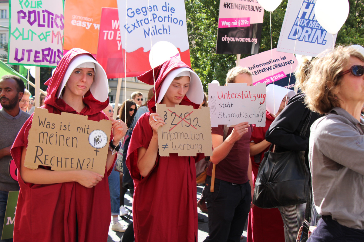 Gegendemo zum Marsch für das Leben des Bündnisses für sexuelle Selbstbestimmung