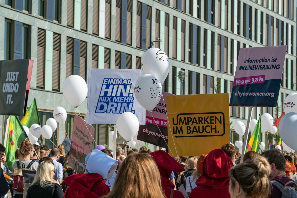 Gegendemo zum Marsch für das Leben des Bündnisses für sexuelle Selbstbestimmung