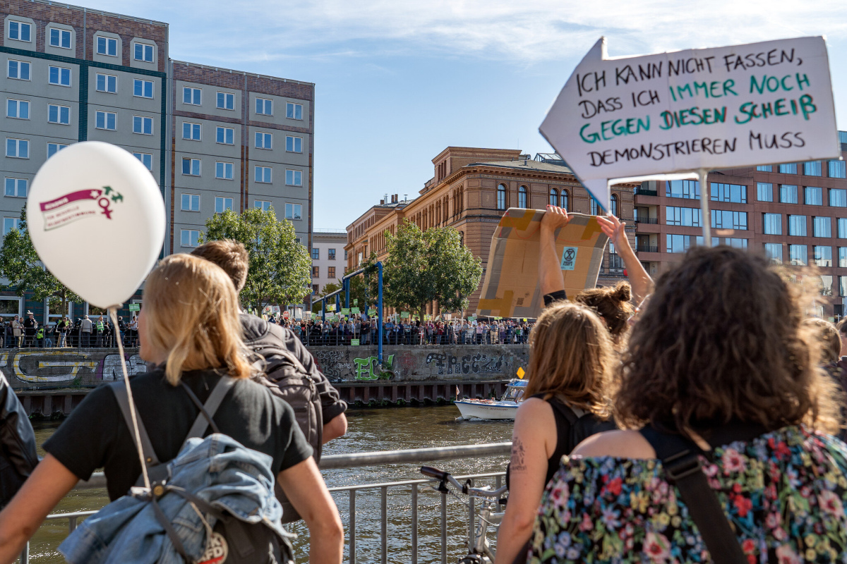 Gegendemo zum Marsch für das Leben des Bündnisses für sexuelle Selbstbestimmung