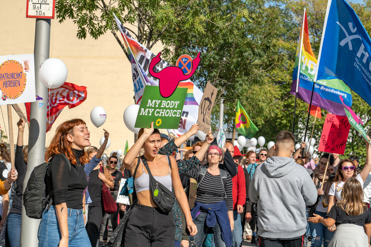 Gegendemo zum Marsch für das Leben des Bündnisses für sexuelle Selbstbestimmung